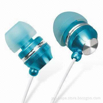 Wired Earphones with Metal Construction and Digital Stereo Sound